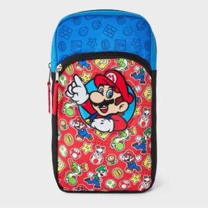Super Mario Bros Branded Gaming Sling Pouch Zipper Pockets Adjustable Strap
NWT